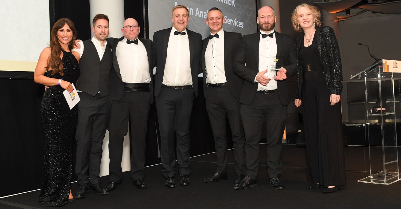 Asbestos management company scoops national award for growth at glittering ceremony