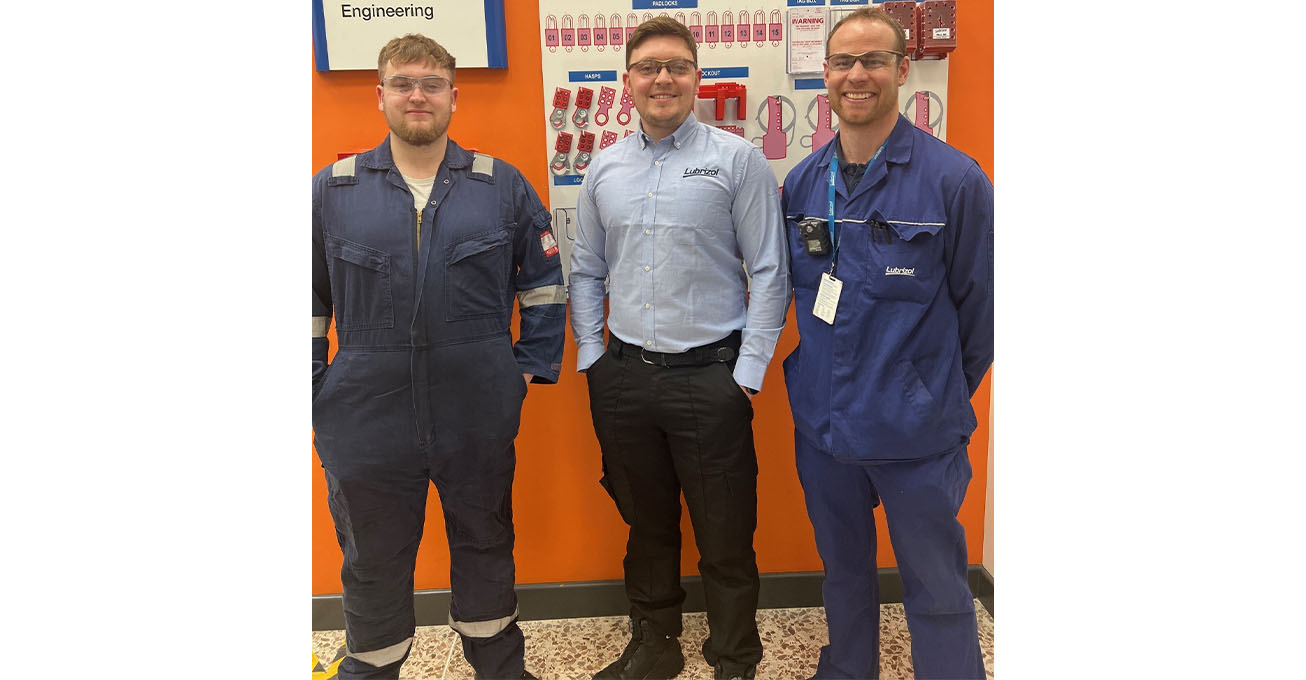 Derbyshire science company Lubrizol spotlights three apprenticeship pathway employees during National Apprenticeship Week