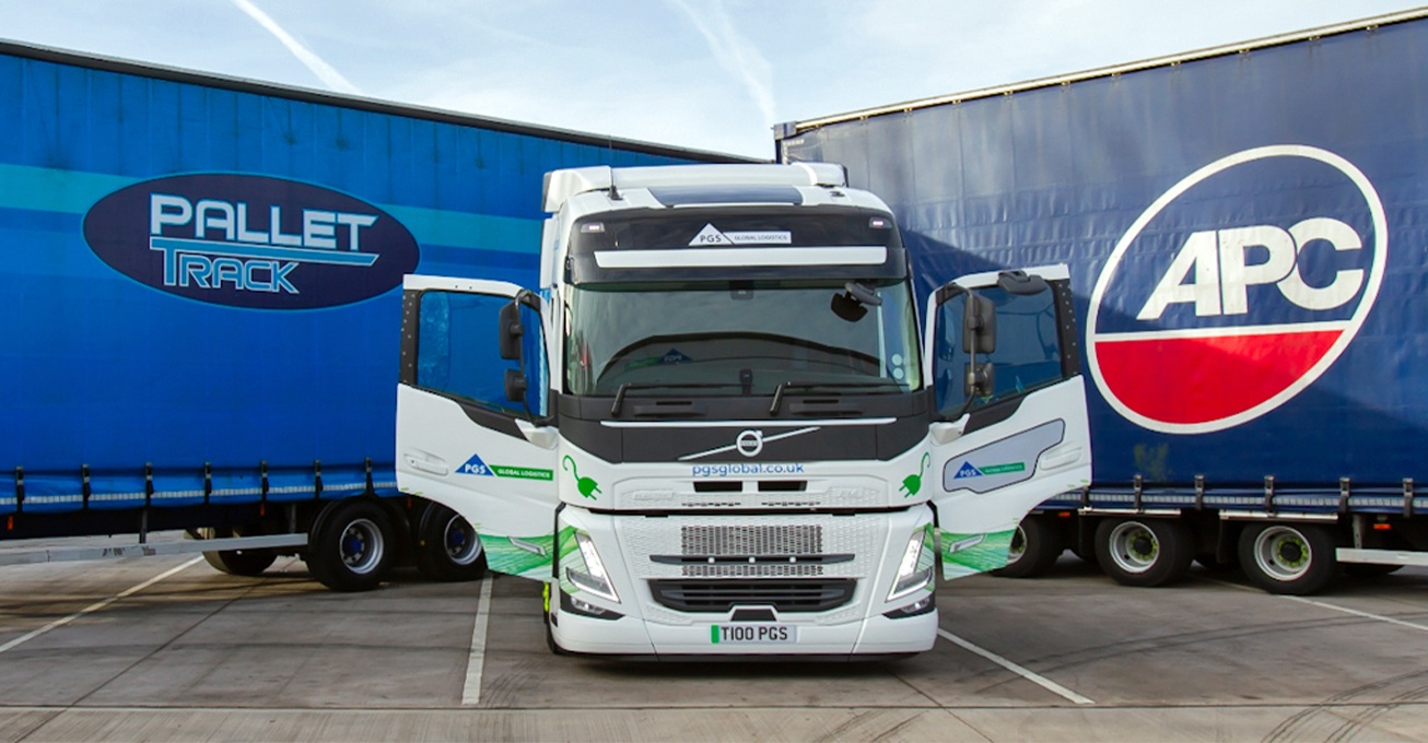 PGS Global Logistics becomes first Birmingham company to add fully-electric HGV to its fleet