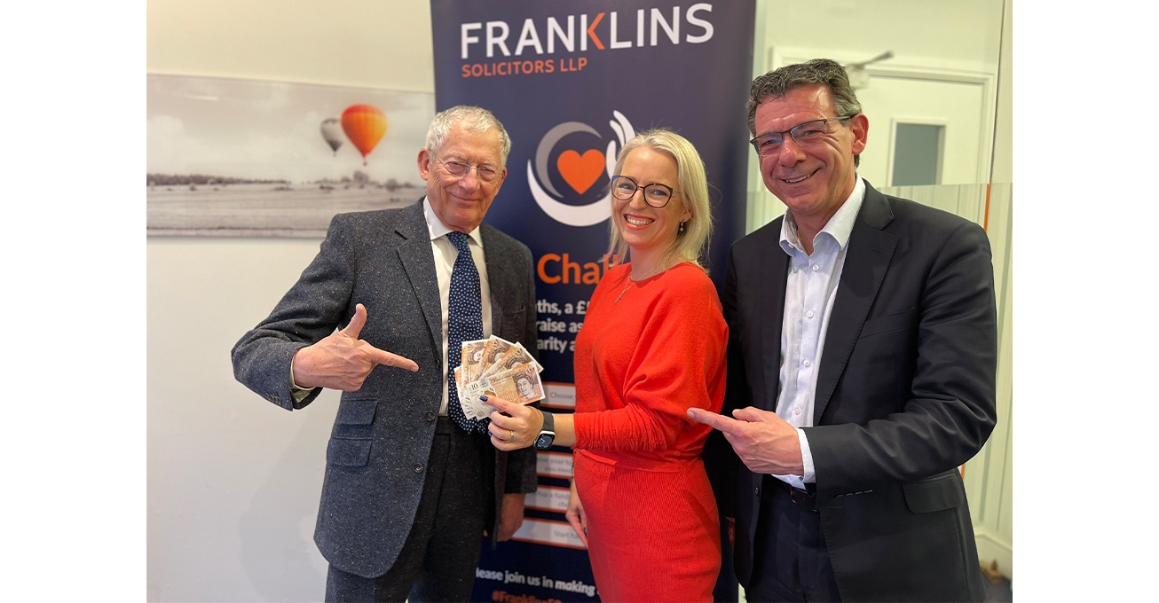 Nick Hewer, Lord Sugar’s former right-hand man, supports the Franklins £50 Challenge