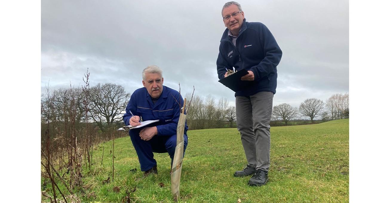 Science company supporting local wildlife latest to join sapling planting for iconic Purple Emperor butterfly