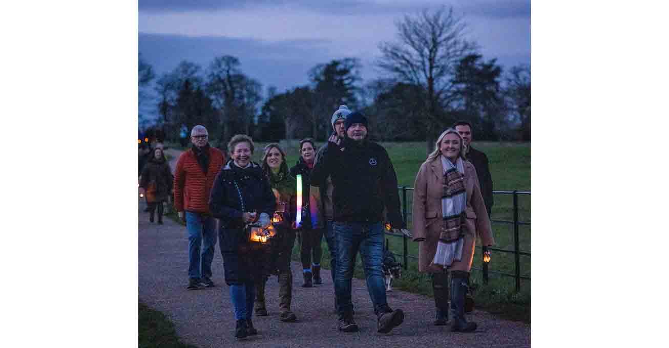 Hundreds take part in hospice’s Lantern Walk