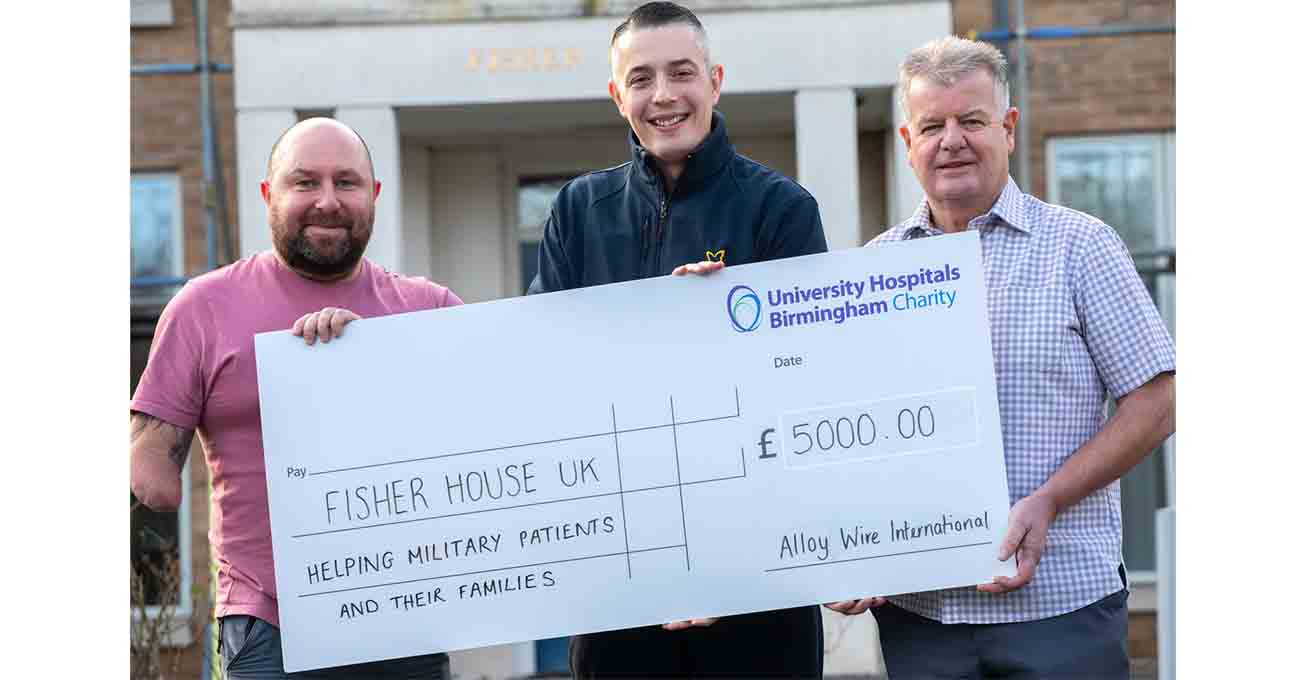 Home is where the heart is as AWI donates £5k to Fisher House