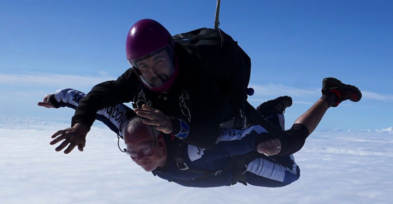 Huddersfield Lubrizol employee takes giant leap for men-kind with 15,000-foot charity sky dive