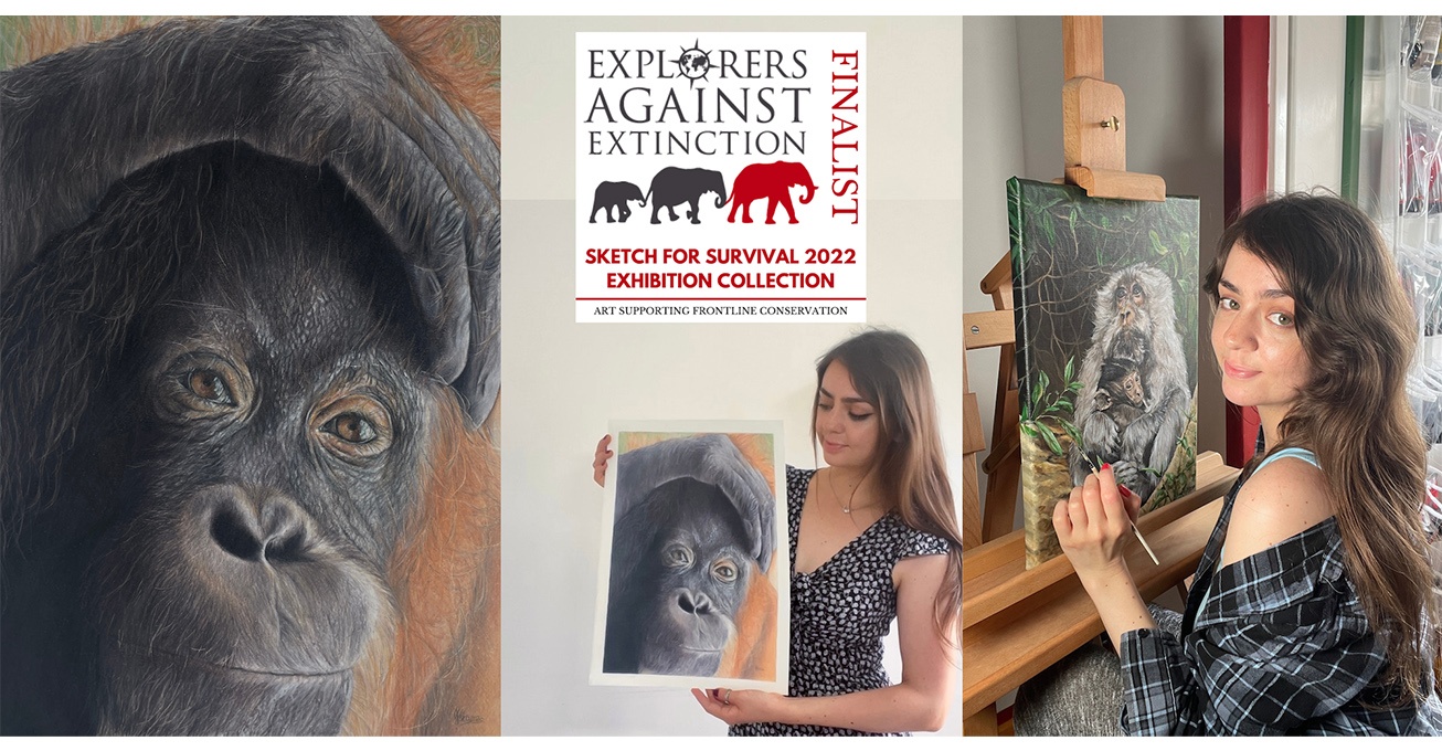 Award winning young artist raises money to save endangered animals