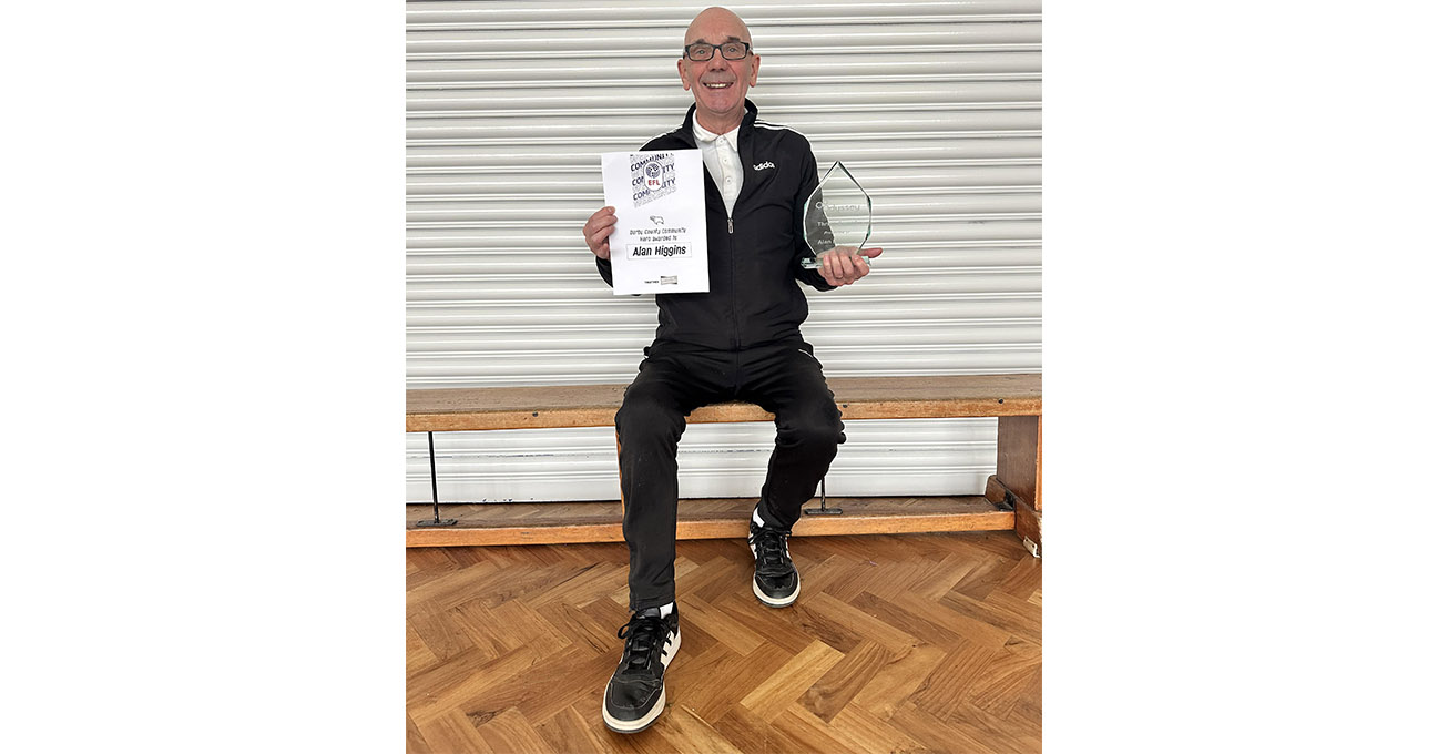 PE teacher recognised as a Community Hero by Derby County
