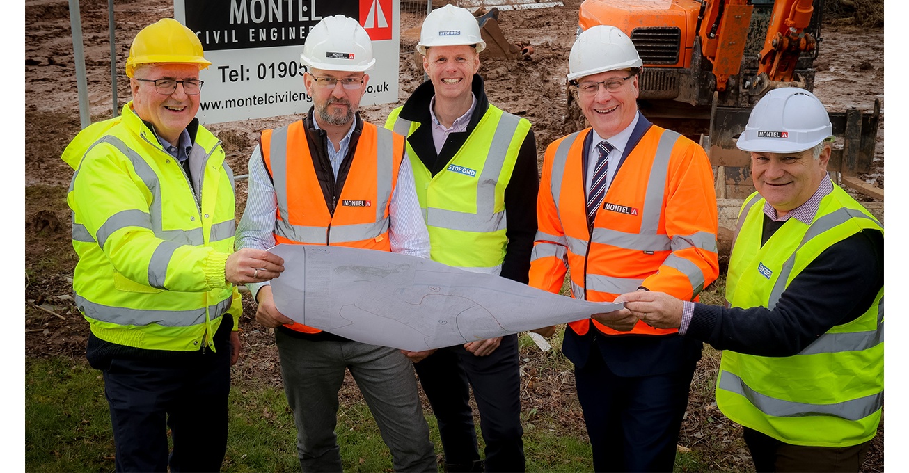 Stoford begins road and infrastructure works at Worcester Six Business Park
