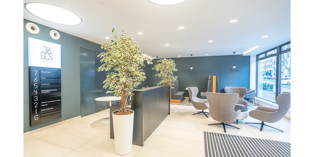 Let & complete: Estilo Interiors and A.R. & V. Investments Ltd complete exemplary office spaces in Birmingham’s Great Charles Street