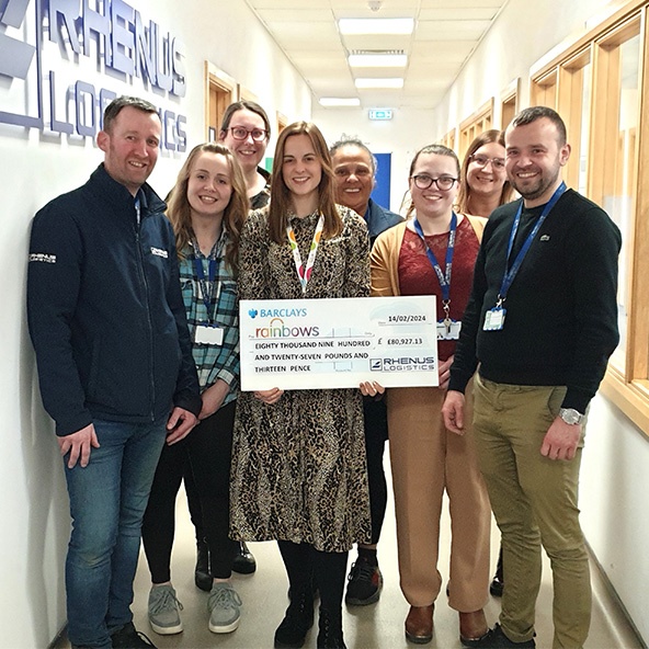 Third-party logistics specialist raises over £80,000 for children’s hospice