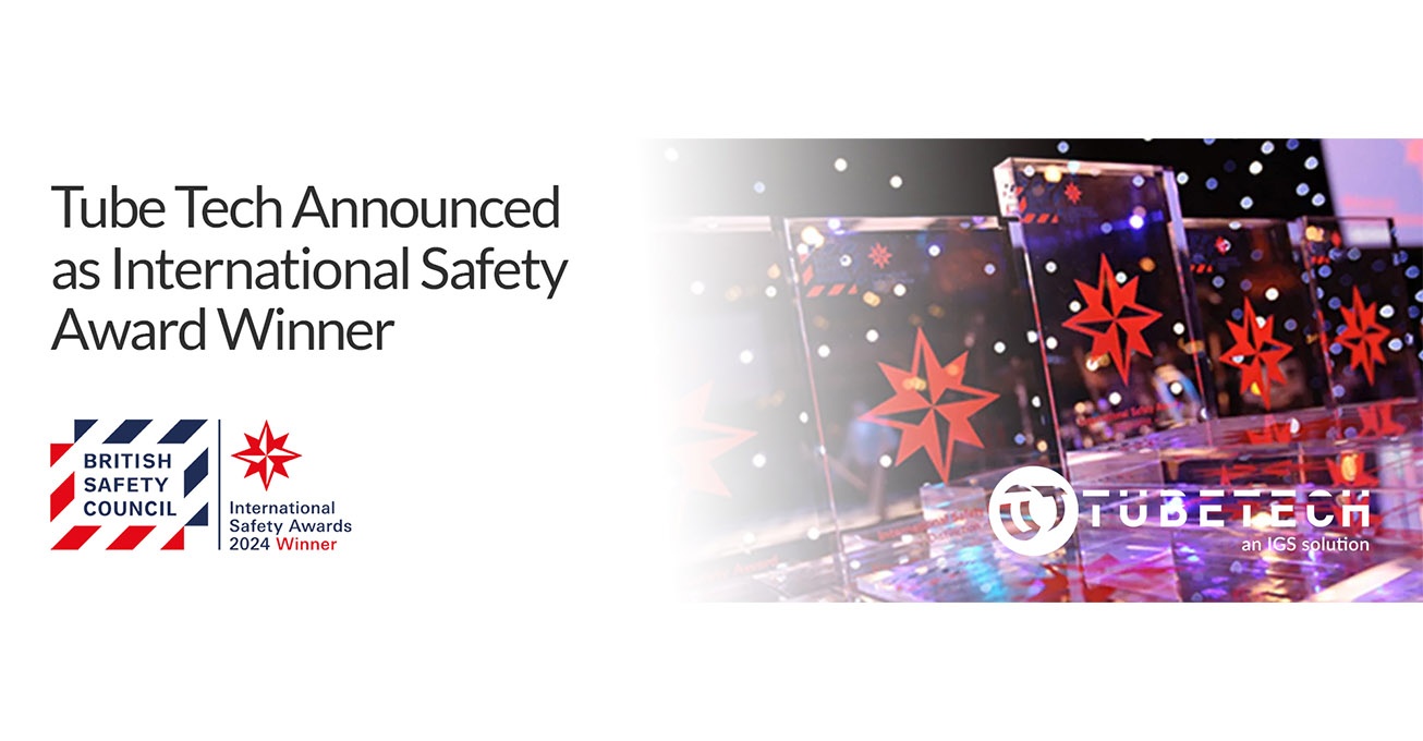 Tube Tech wins International Safety Award