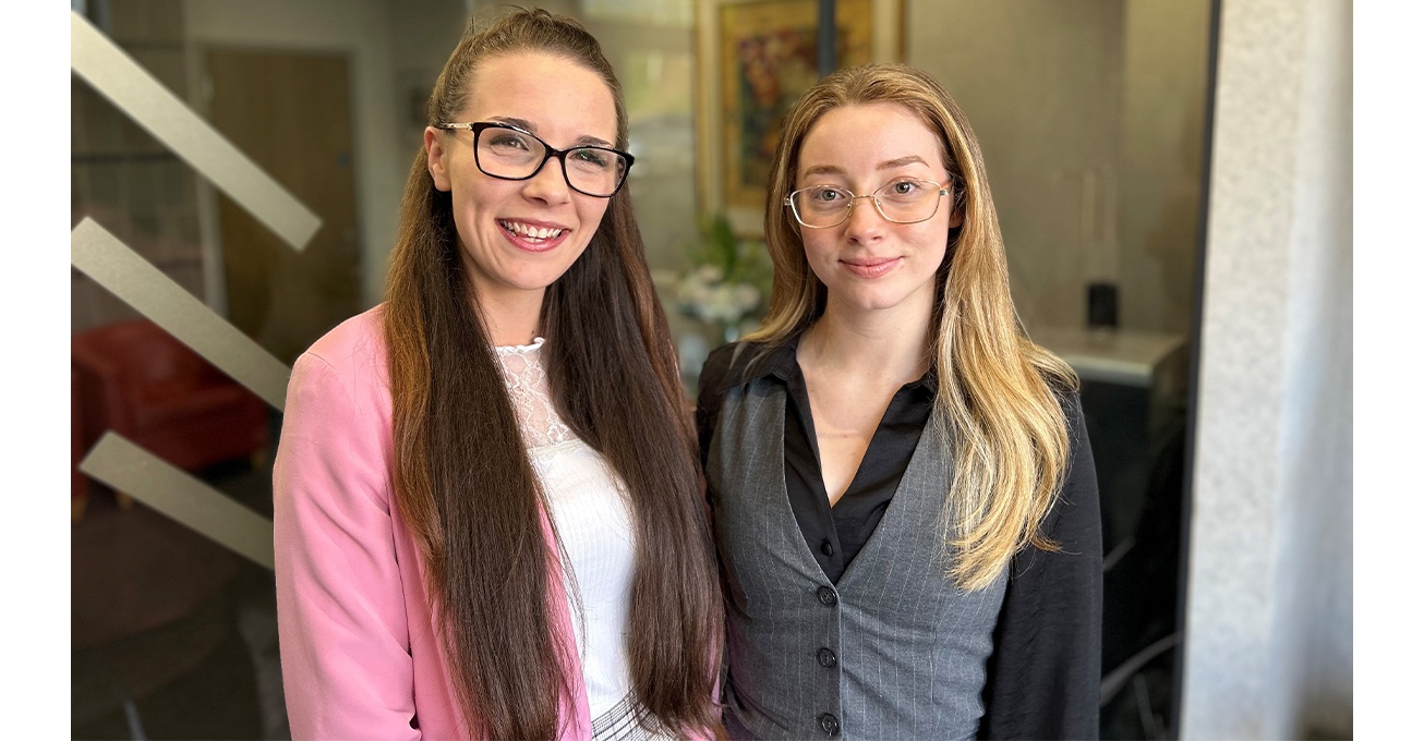 Two team members take big steps on their career paths at Leamington law firm