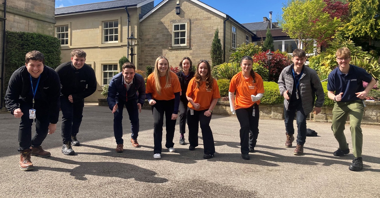 Derbyshire science company students take on 1066 miles for mental health charity