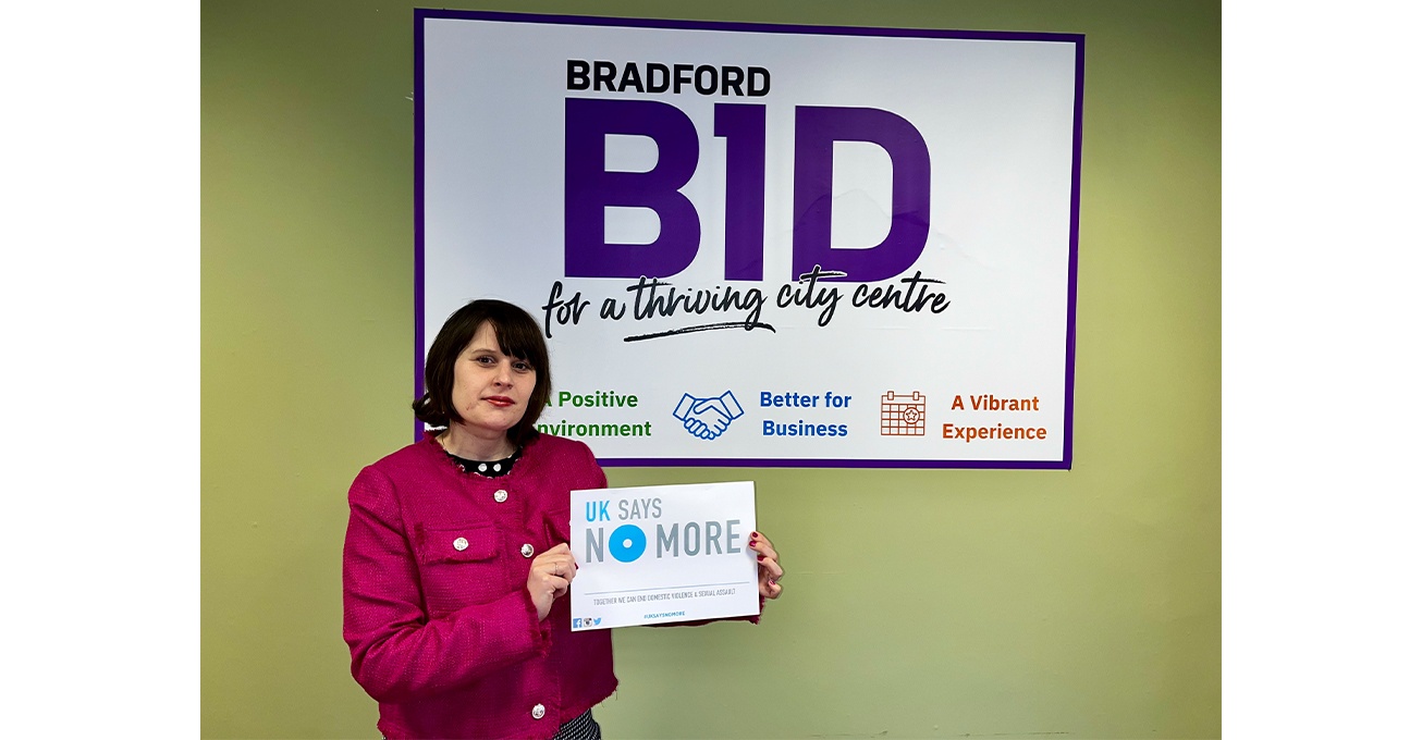 Bradford BID backs No More Week campaign to encourage more businesses to stand up to domestic abuse