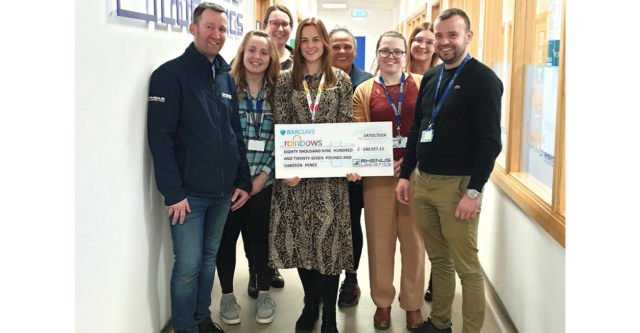 Third-party logistics specialist raises over £80,000 for children’s hospice