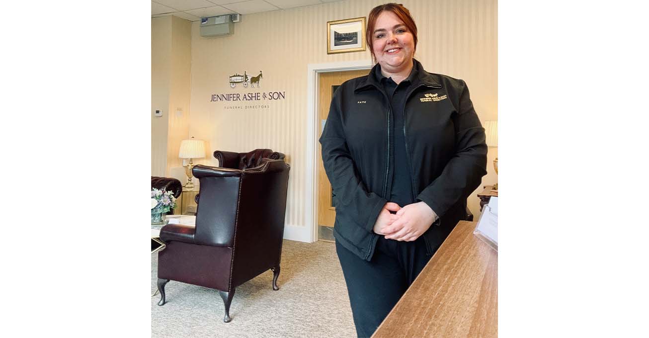 Funeral Director celebrates branch success with new hire