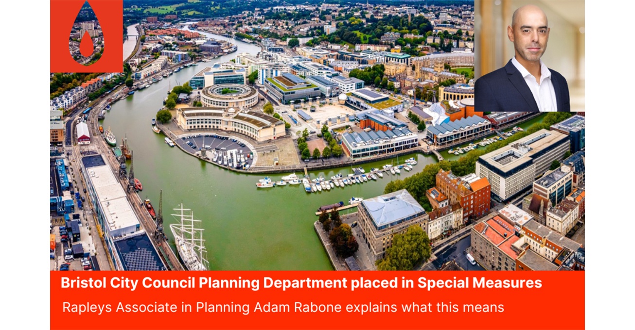 Bristol City Council Planning Department placed into special measures by the Secretary of State