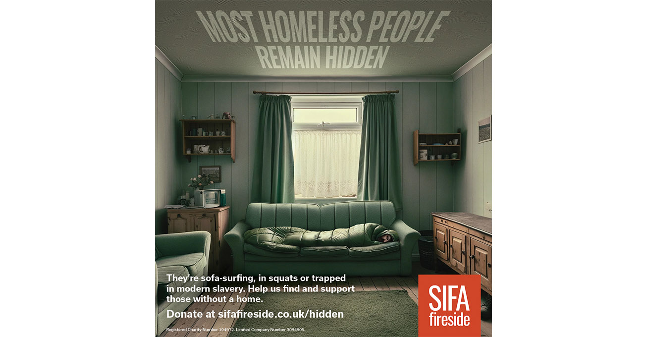 Eye-catching campaign shines a spotlight on hidden homelessness