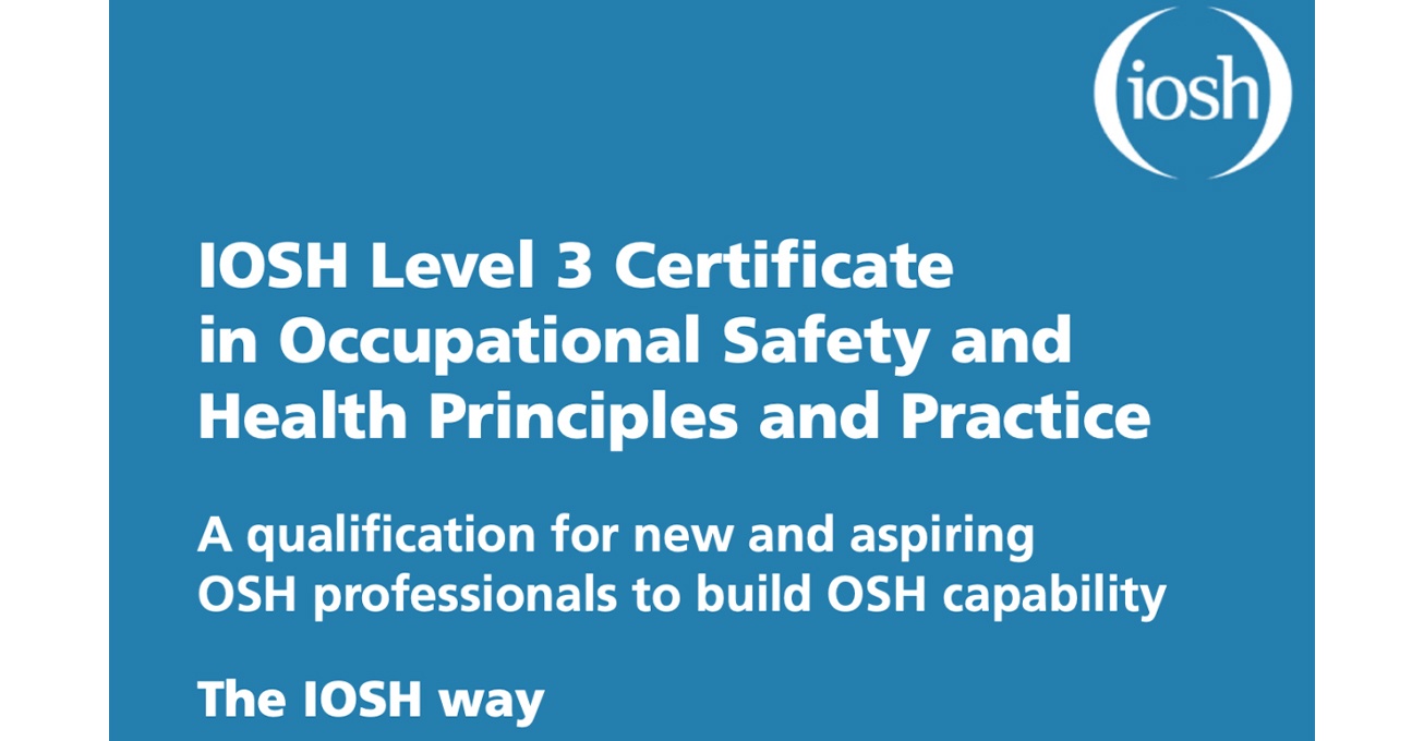 ADL now offering IOSH Level 3 Certificate