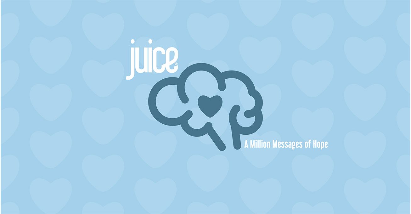 Juice announces impending launch of ‘Million Messages of Hope’ campaign this Mental Health Awareness Week