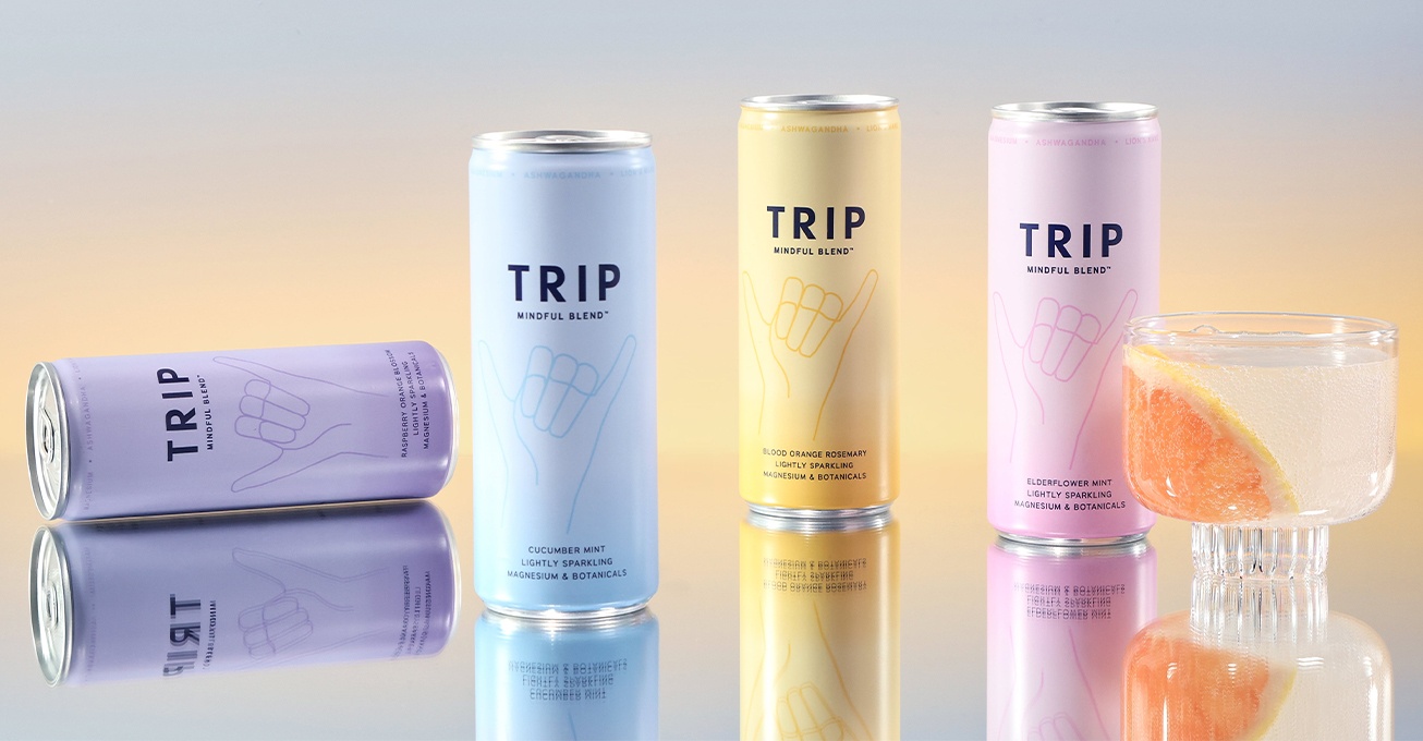 TRIP becomes UK’s largest private carbonated drinks brand and launches new ‘Mindful Blend’ range powered by viral ingredients